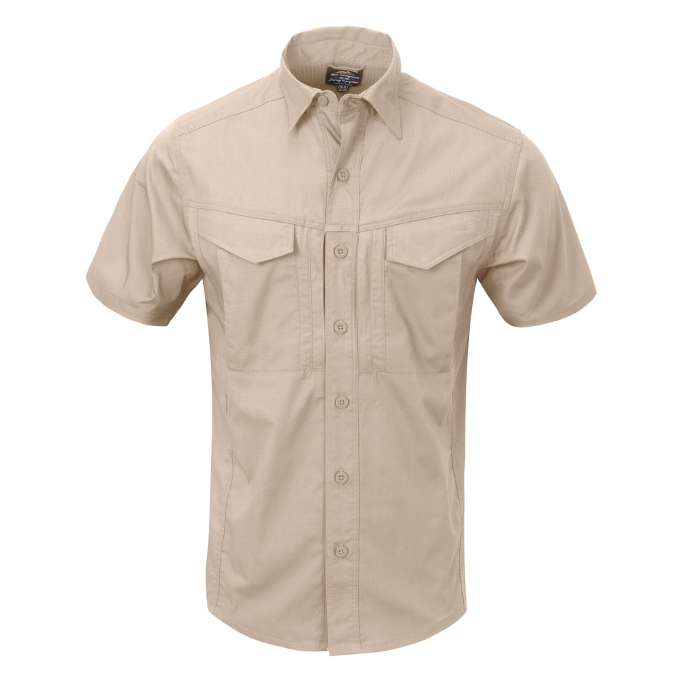 Helikon-Tex DEFENDER Mk2 Shirt short sleeve® - PolyCotton Ripstop - Khaki