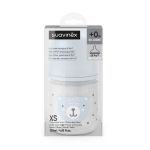 Стеклянная бутылочка для кормления Suavinex Wild 120 мл, 0+ мес, голубая