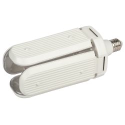 Фитолампа для растений светодиодная ЭРА FITO-36W-RB-E27-FOLD 4-х лепестковая красно-синего спектра 36 Вт Е27 | Фитолампы Е27