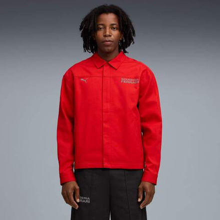 PUMA X SCUDERIA FERRARI МУЖСКАЯ КУРТКА HP LIFESTYLE, КРАСНЫЙ