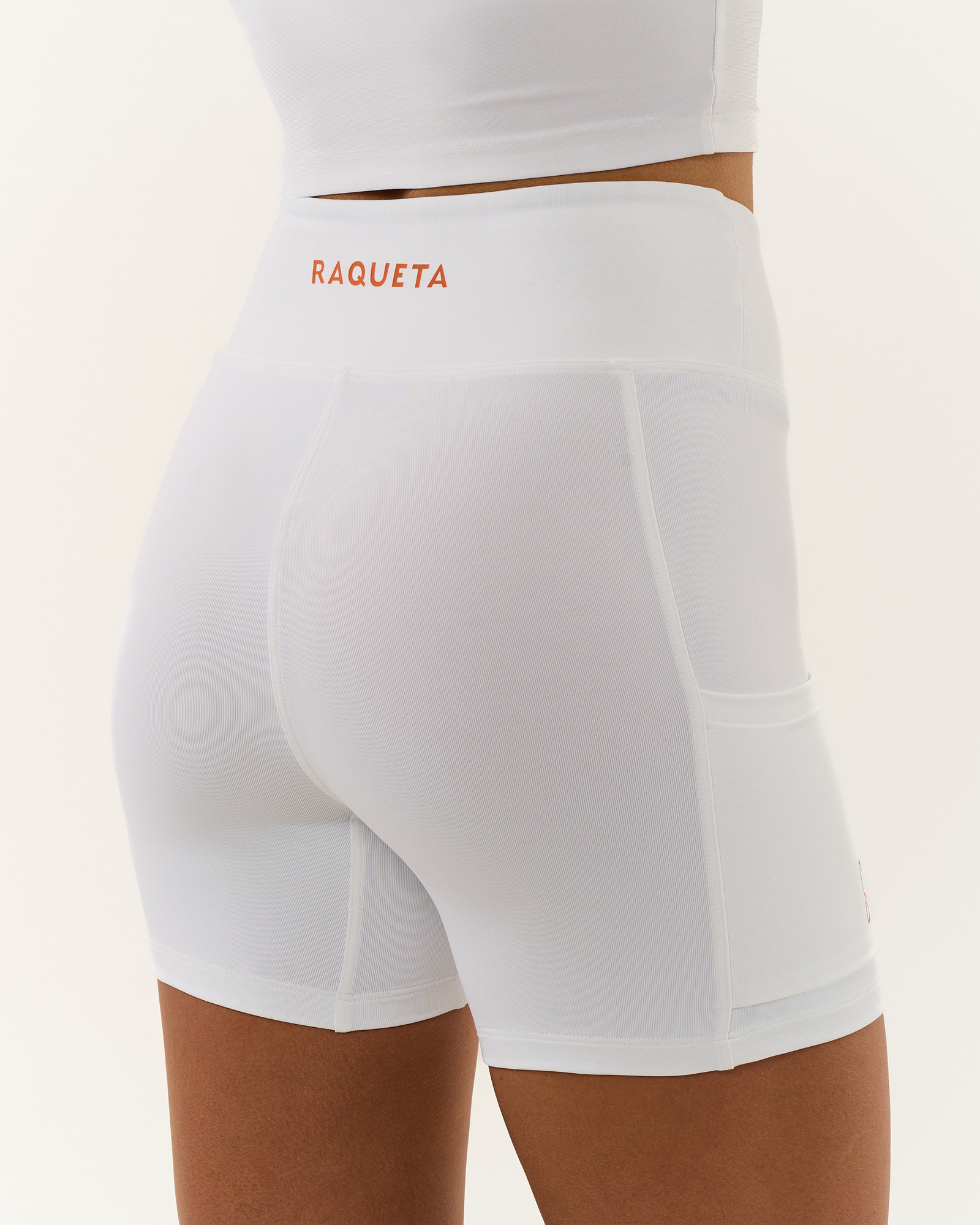 Велосипедки с карманами, White