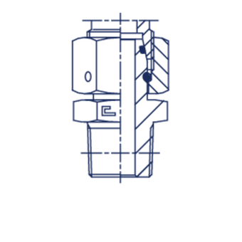 11 ПРЯМЫЕ NPT, УПЛОТНЕНИЕ ТИП С