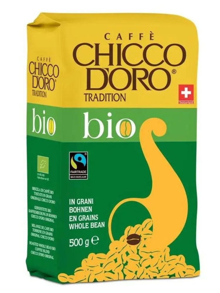 Кофе в зернах Chicco D&#39;Oro Tradition Bio 500 г