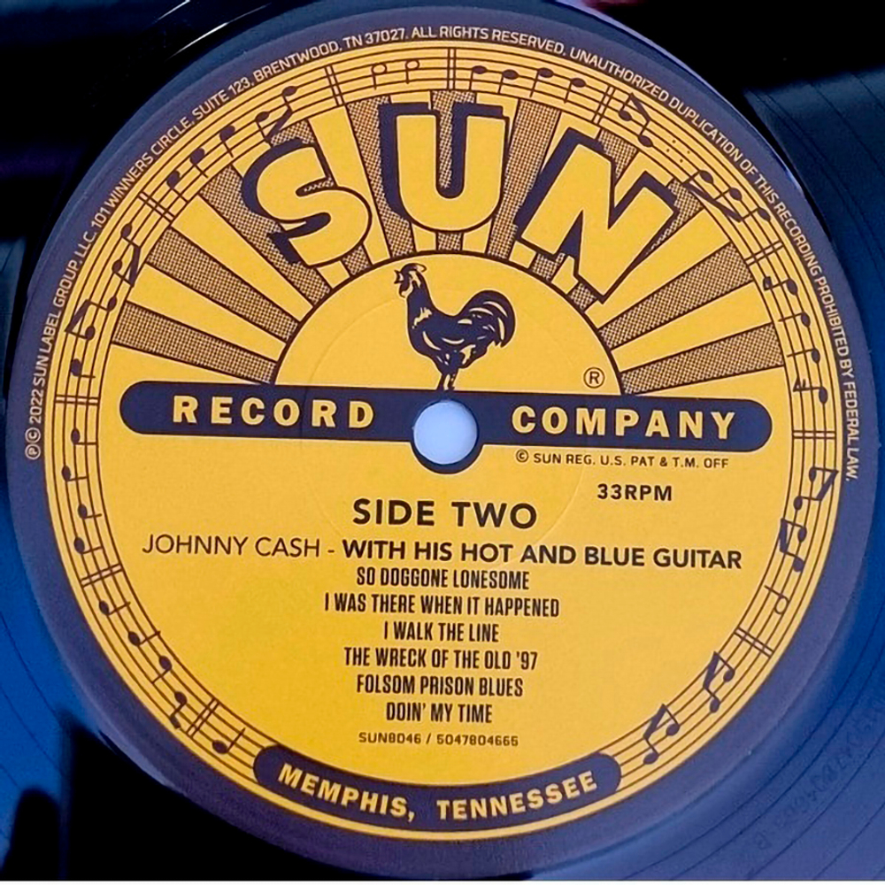 Johnny Cash / With His Hot And Blue Guitar (LP)