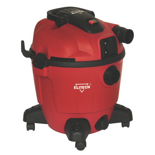 Пылесос ELITECH ПС 1235А (вл/сух,1200Вт,2200л/м,200мбар,35л,шланг 40ммх3м,9.5кг)