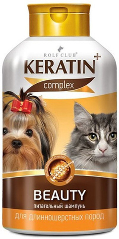 KERATIN+ Beautiful шампунь д/длинношерст. кош. и соб. 400мл