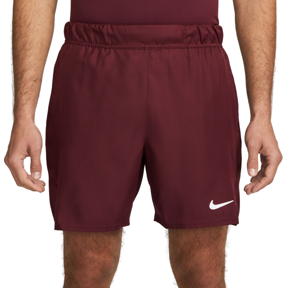 Мужские шорты теннисные Nike Court Dri-Fit Victory Short 7in - night maroon/white