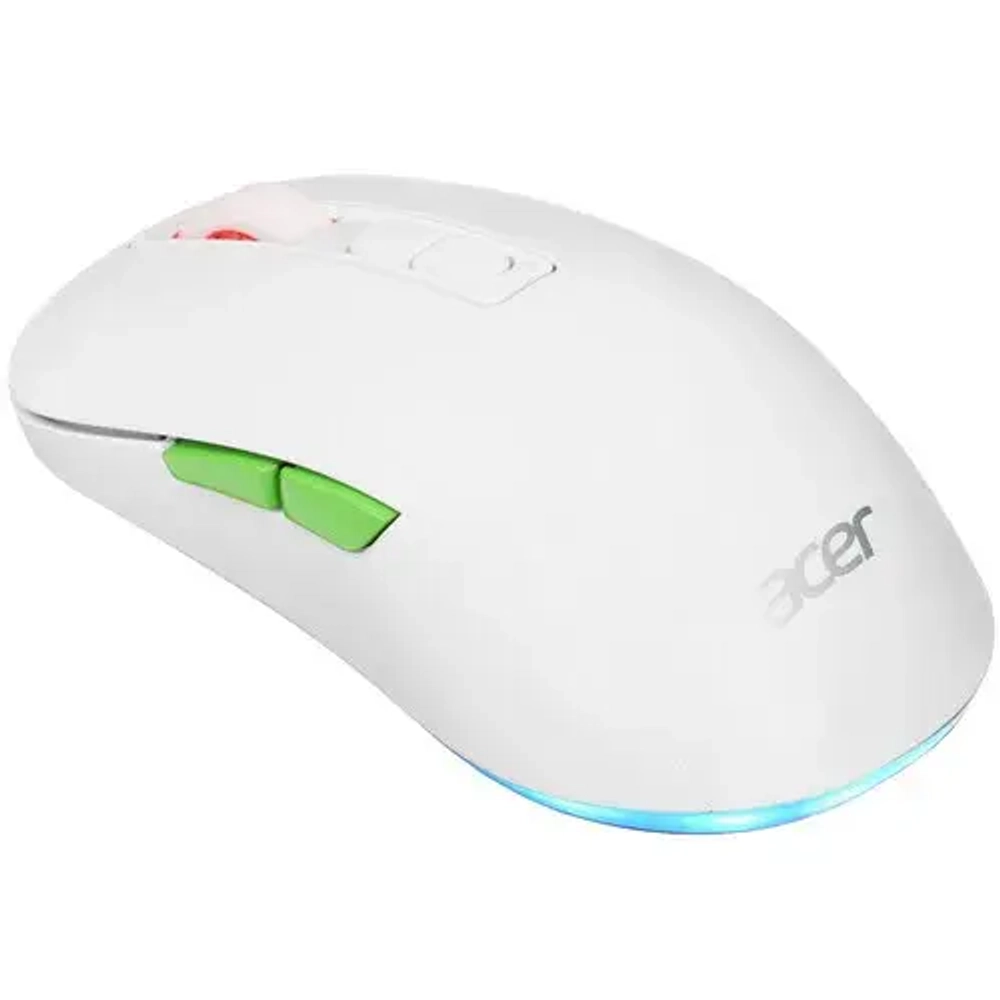 Мышь Acer OMR311 белый оптич. 2400dpi беспров. BT/Radio USB 7but (ZL.MCECC.034)