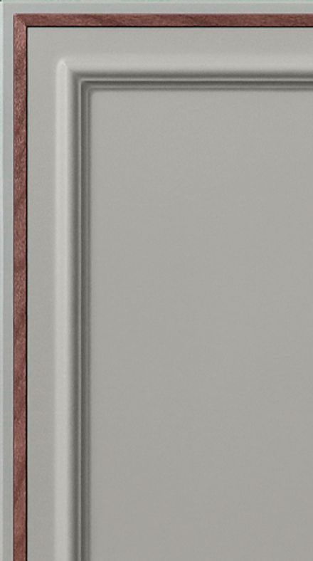 Фасад МДФ в плёнке ПВХ с вставкой из массива рис. 345-2