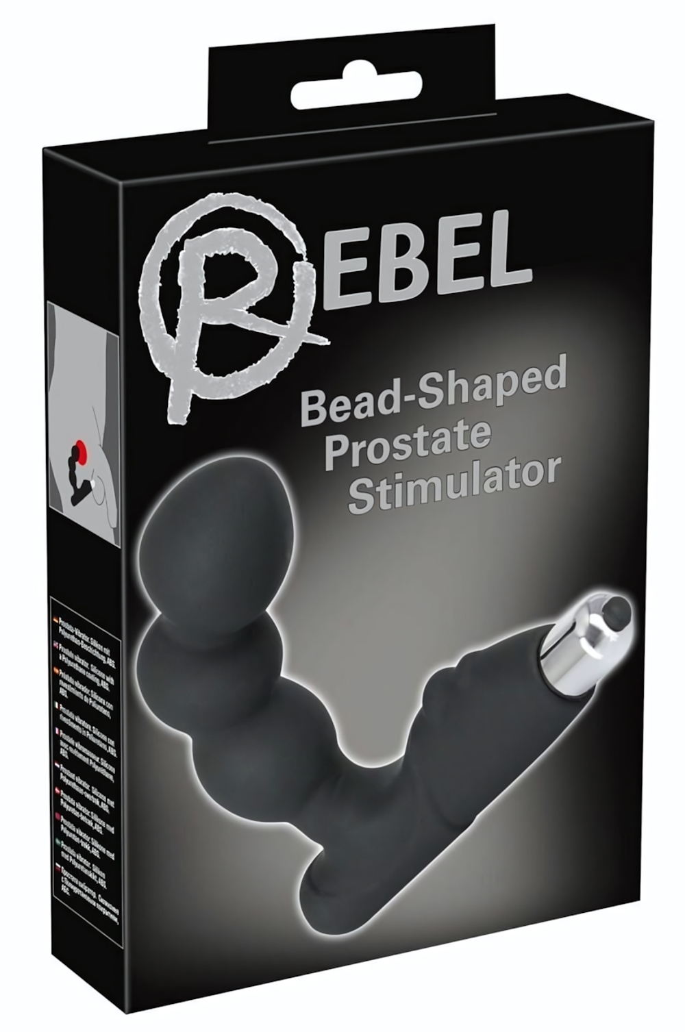 Стимулятор простаты с вибрацией Rebel Bead-shaped Prostate Stimulator (Цвет: черный)