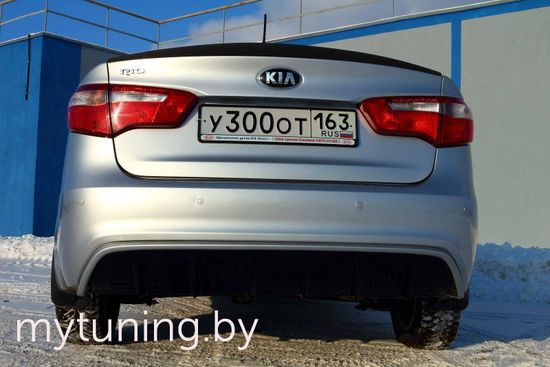 Диффузор заднего бампера для Kia Rio III
