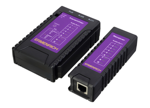Кабельный тестер Ermenrich NetGeeks NP10, фиолетовый