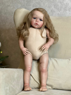 Кукла Реборн мягконабивная 60см в пакете (FA-609)
