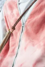 Жилет Called a Garment Wilderness tie-dye коралловый