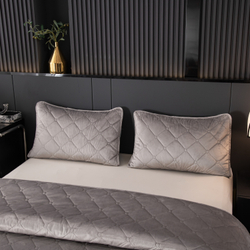 Велюровое покрывало ромб OVF042