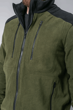 Флисовая кофта мужская комби