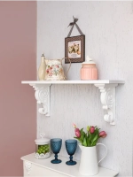 Полка настенная навесная 80*20 см