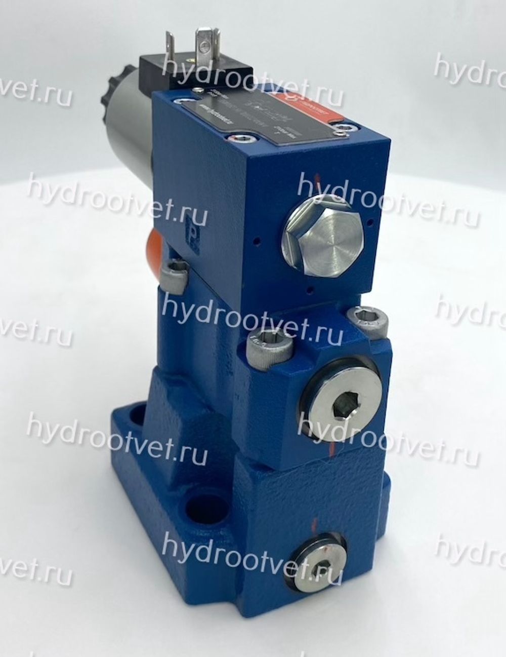 DBW10B2-5X/100CG24N9K4 - Предохранительный клапан Ду10 с давлением настройки до 100 бар, управление - X и Y - внутренние с разгрузкой B = открыт с электроуправлением G24