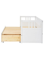 IKEA Кушетка-кровать раздвижная HEMNES, белая, 80*200/160*2000, КЫМОР (ИКЕА ХЕМНЭС)(IKEA HEMNES)