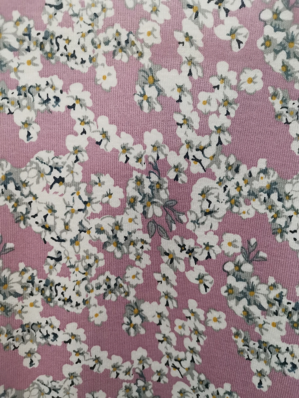 Футболка Ф-22Х/сирень-луговыецветы