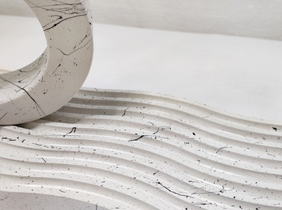 Поднос из гипса "Волна"