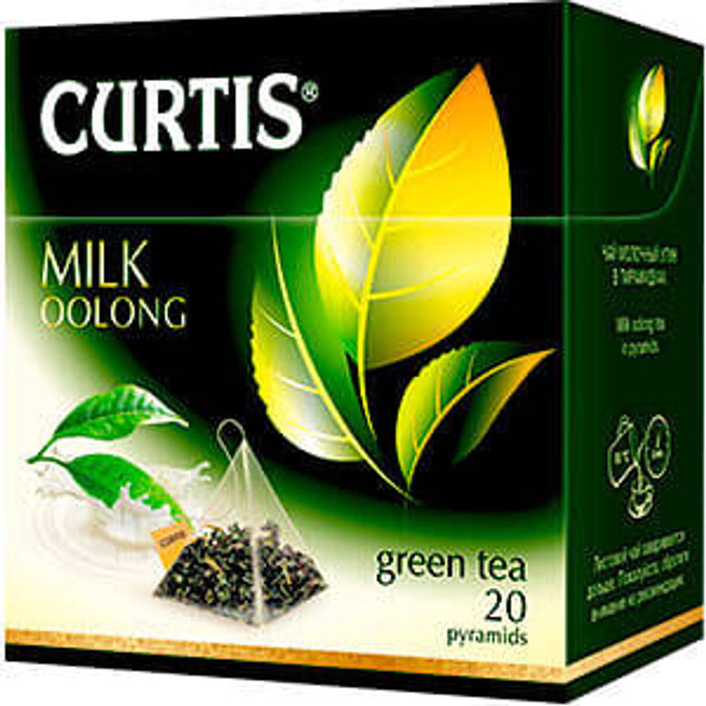 Чай зеленый Curtis Milk Oolong (Молочный улун) пирамидки 20 штук.