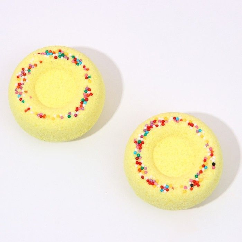 Набор из 2 бурлящих пончиков для ванны «С Новым годом!» с медовым ароматом