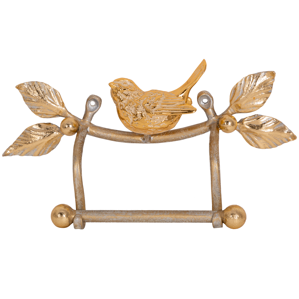 Держатель для туалетной бумаги Птичка Айвори