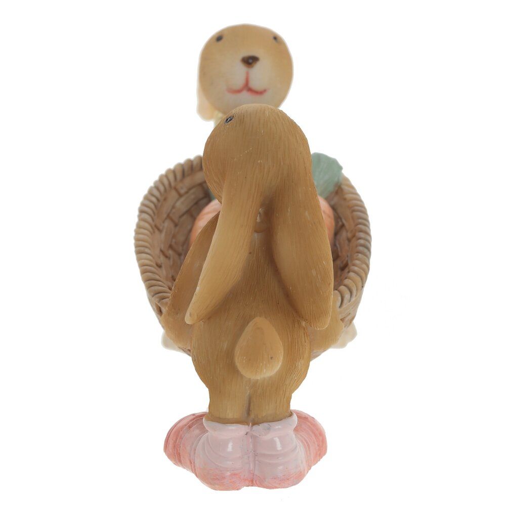 GAEM Фигурка декоративная "Зайцы", L13 W5 H7 см