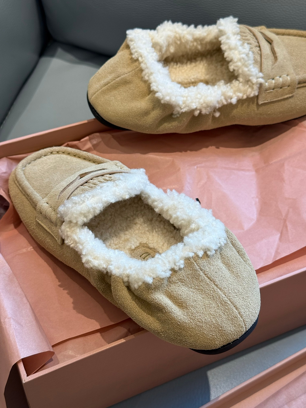 Miu Miu Suede Loafers (3 colors)
