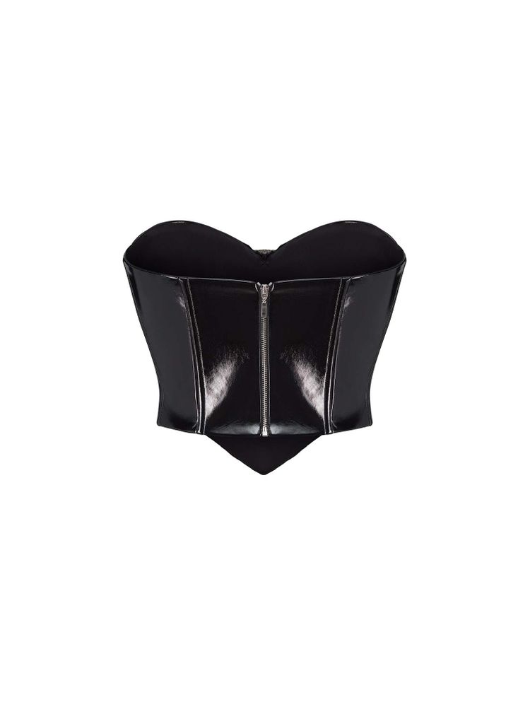 Драпированный корсетный топ с пряжкой