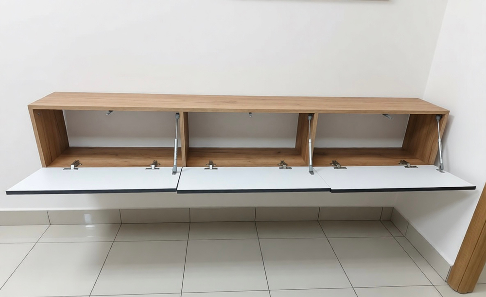 Тумба подвесная под ТВ «Байкал» Графит