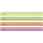 Линейка прозр. флуоресц. 30см. 010246 (Стамм)