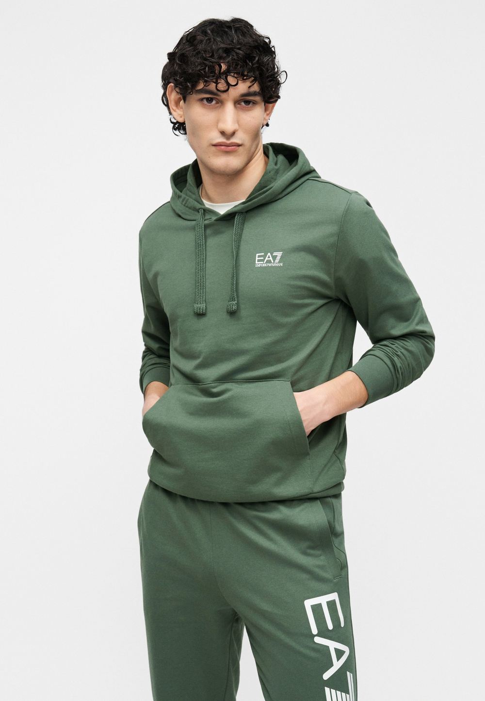 EA7 Emporio Armani UNISEX - Толстовка с капюшоном - Зелёный