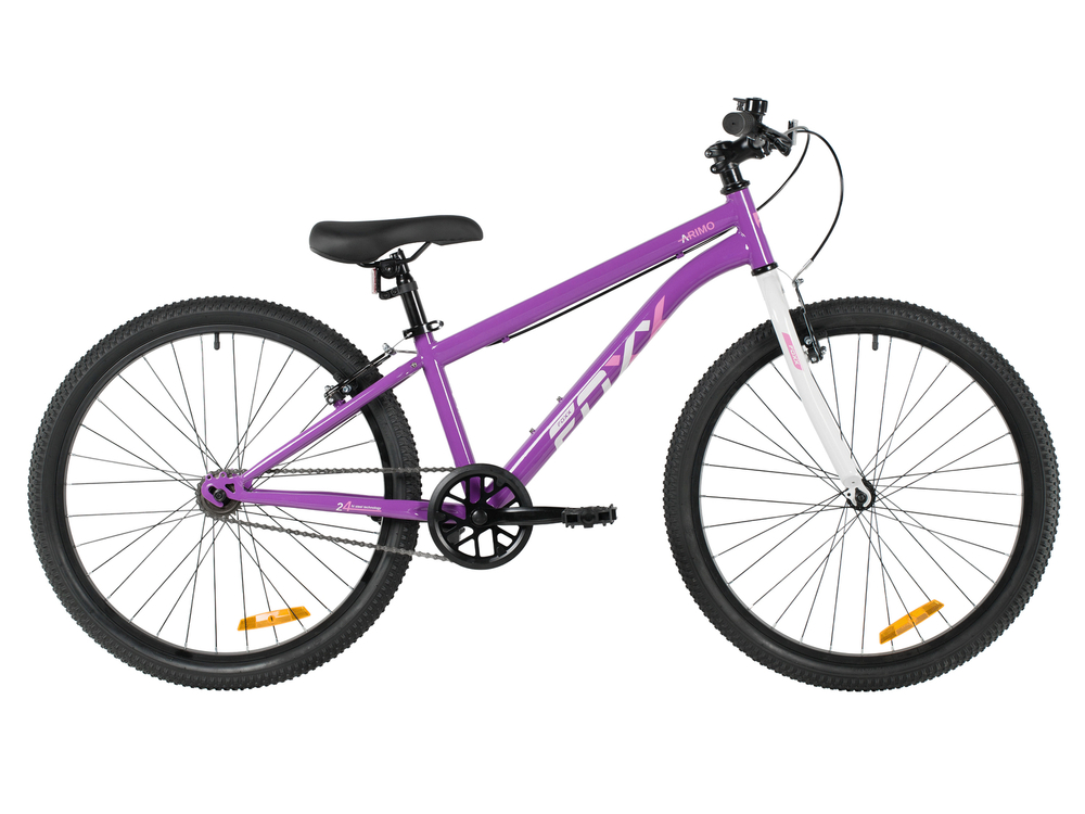 Велосипед 24" FOXX ARIMO 1 ск., тормоз V-Brake, фиолетовый