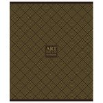 Тетрадь А5, 48 л., ПЗБМ, скоба, клетка, матовая ламинация, фольга, "АРТ ДЕКО" (5 видов), 029181