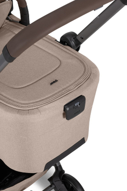 Коляска 2 в 1 Joolz Aer 2 с бампером Sandy Taupe/Mid Brown Carbon