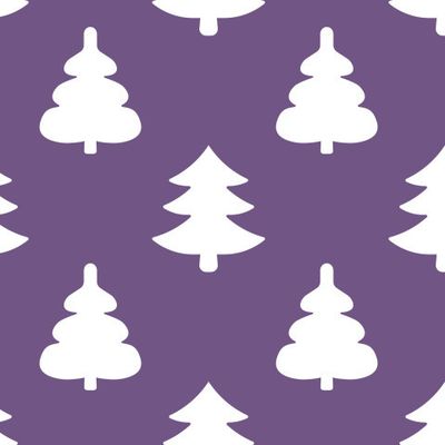 Lilac Christmas tree fabric