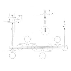 Рядный светильник Light of MATISSE L SELF L96,2 White