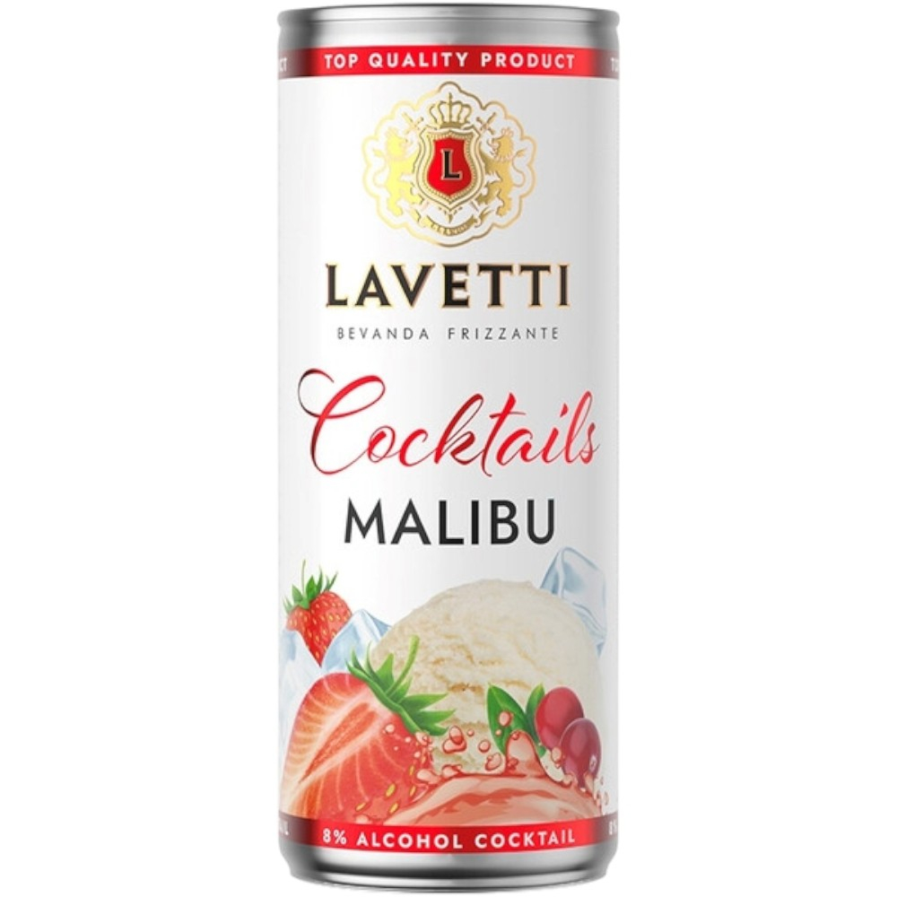 Коктейль Lavetti Malibu 0.25 л.