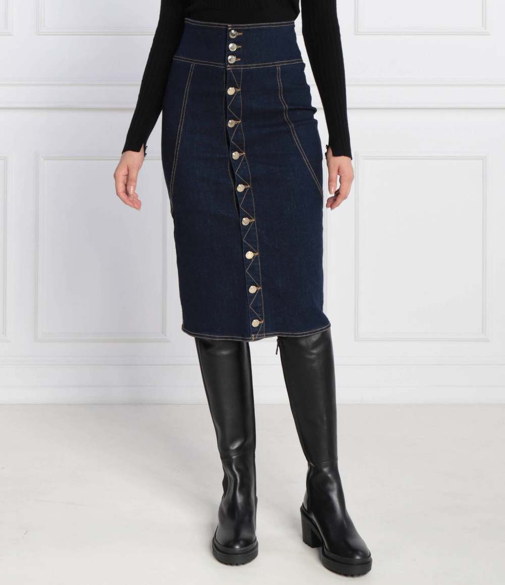 Юбка Silvian Heach - темно-синий(GPA23429LO)