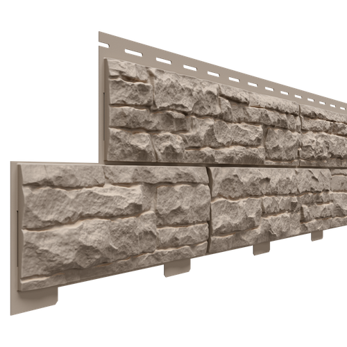 Фасадная панель Доломит Скалистый Риф Премиум Графит