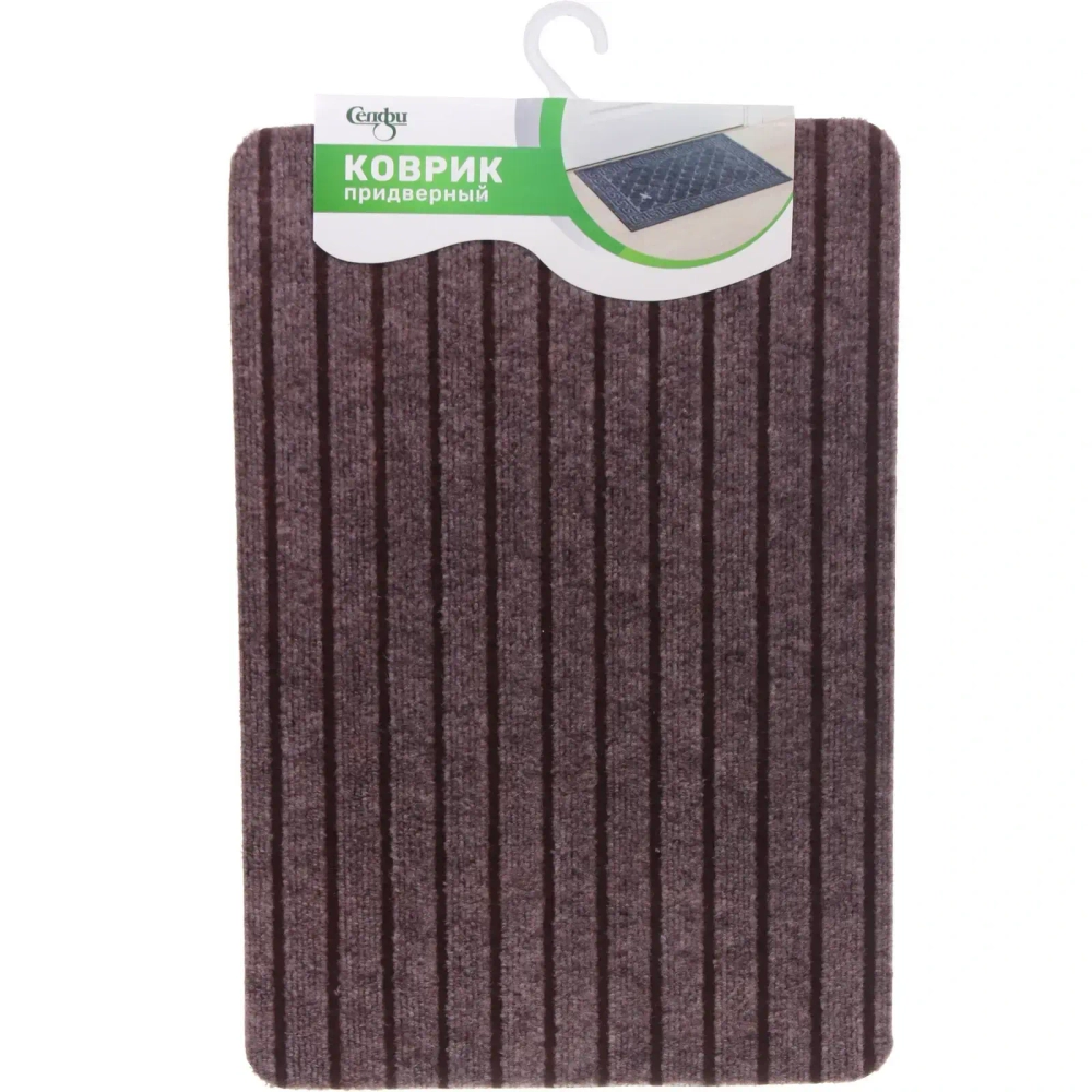 Коврик придверный «Гранит» 38*58 коричневый