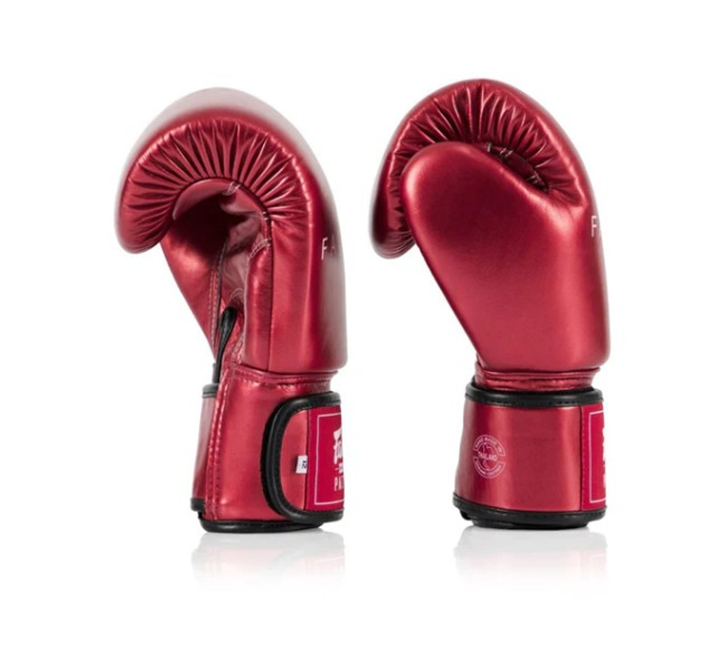 Боксерские перчатки Fairtex BGV22 Metallic Red