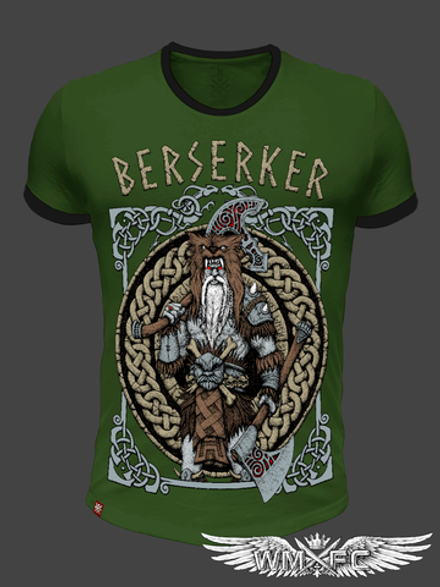 Футболка мужская WMFC knights Berserker Олива