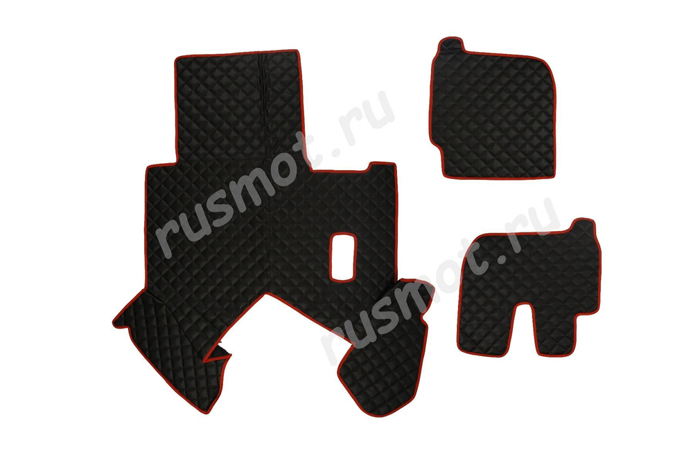 Коврики стеганые из искусственной кожи 08 IVECO до 2012г механика (Польша)