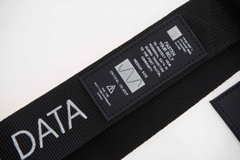 Ремень Futureisnown Post-digital Transfer Черный