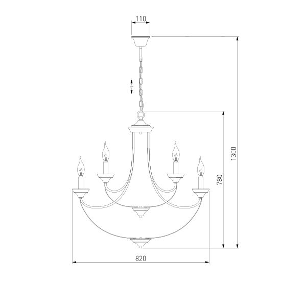 60098/9 / подвесной светильник / черный
