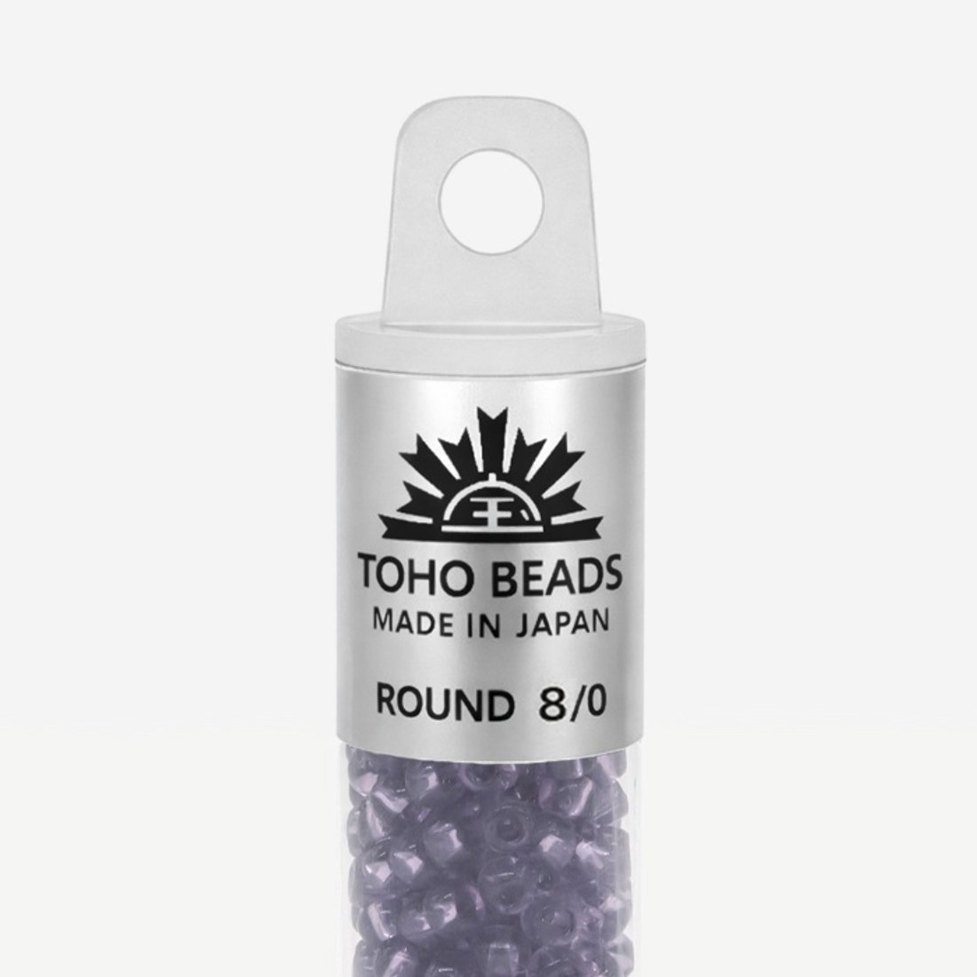 Японский бисер TOHO Round 8/0 (№19), прозрачный