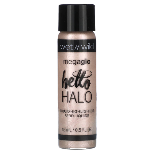 wet n wild, MegaGlo, Hello Halo, жидкий хайлайтер, оттенок 304A Halo, Goodbye, 15 мл (0,5 жидк. унции)